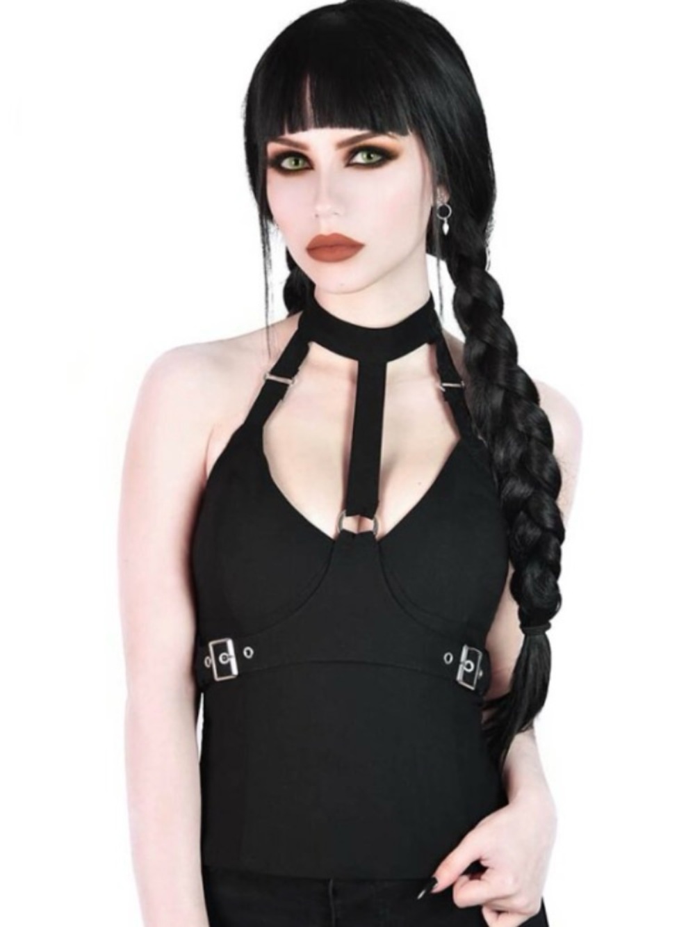KILLSTAR Remi Halter Top Goth DarkRomantic Small